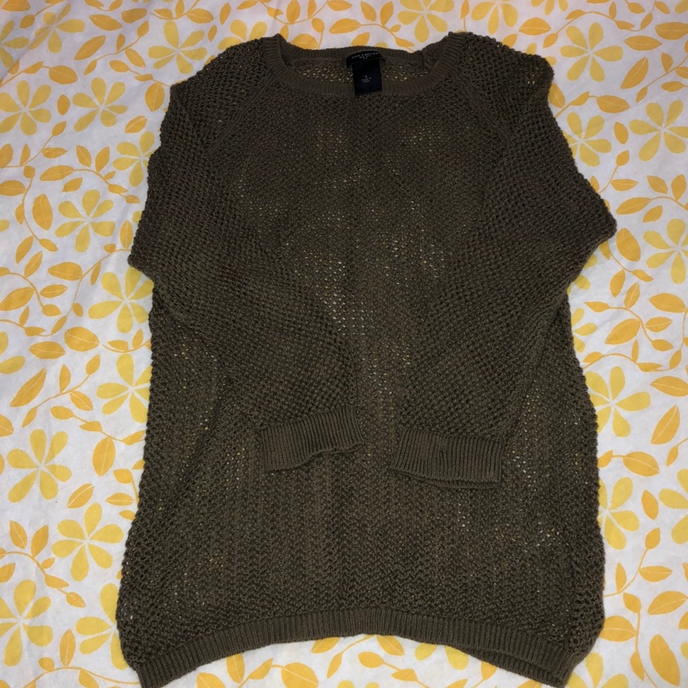 Ann Taylor Olive Green Sweater Top